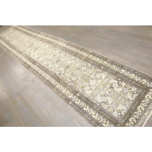 Textile Antique Zabihi Collection Long Persian Malayer Runner - 2'10" x 14'7" For Sale - Image 7 of 11