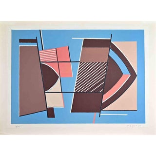 Alberto Magnelli, Abstract Composition, Edition of 100, 1958, Lithograph For Sale