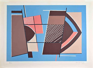 Alberto Magnelli, Abstract Composition, Edition of 100, 1958, Lithograph