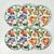Vintage Boho Chic Coastal Flora Melamine Luncheon Plates - Set of 6 For Sale - Image 6 of 9