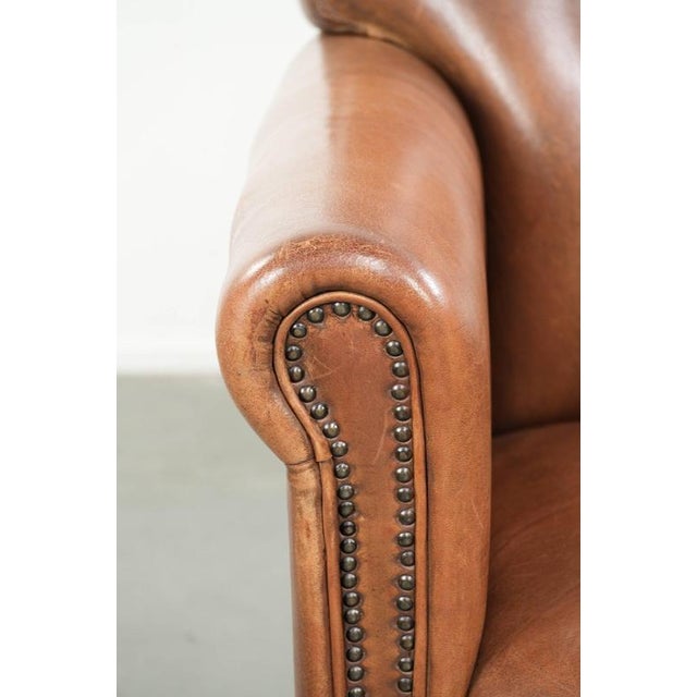 Club Chair in Sheepskin Leather For Sale - Image 10 of 13