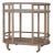 Coastal Style Bar Cart in Light Wood For Sale