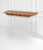 Mid-Century Modern Wall-Mounted Console Table in Wood with Drawers and Brass Handles by Osvaldo Borsani for ABV, 1950s For Sale - Image 3 of 4