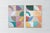 2026, Modernit Bauhaus Painting Diptych in Vivid Tones, Color-Field Windows Patterns, Acrylic Paint on Watercolor Paper by Natalia Roman For Sale In Miami - Image 6 of 10