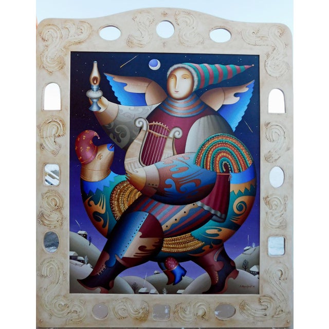 "Moon Light" 1999 (framed) by Arkhipov Original Oil on Canvas Image Size : 77" x 62" Framed size : 82" x 68" Hand signed...