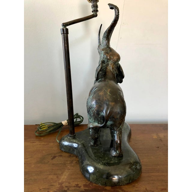 MaitlandSmith Bronze Elephant Table Lamp Chairish