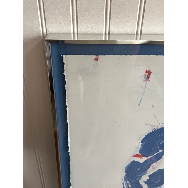 1980s Vintage Terry Rose Aspen Winternational 1983 Framed Lithograph Signed Numbered 3/25 For Sale - Image 5 of 9
