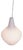 Onion Ceiling Lamp in Frosted Glass by Lisa Johansson-Pape for Asea, Sweden, 1950s For Sale