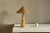 Shroom 002 Rattan Table Lamp Wicker Shade, Mushroom Shaped, Mid Century Modern Style For Sale - Image 6 of 6