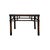 This vintage Ming-style coffee table showcases a refined, square silhouette characterized by the elegant simplicity of...