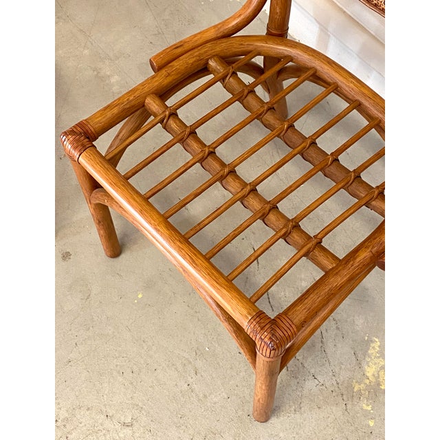 Bamboo Chairs in Vienna Straw from Gervasoni, Set of 4 For Sale - Image 12 of 14