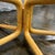 Round 1960s Mid-Century Bentwood Coffee Table With Glass Top For Sale - Image 4 of 7