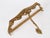 1950s Spanish Rococo Gilt Brass Wall Console Table Frame For Sale - Image 4 of 7