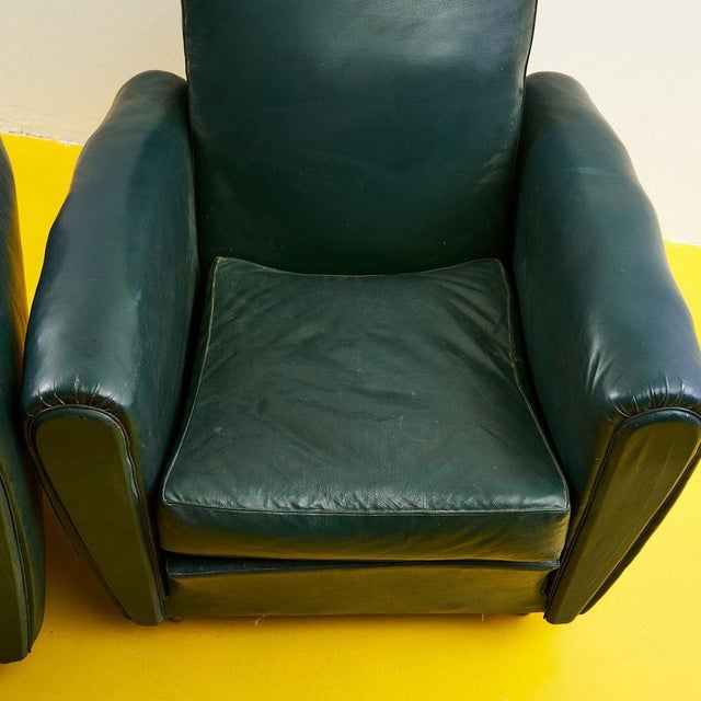 Vintage Club Chairs, 1950s, Set of 2 For Sale - Image 4 of 11