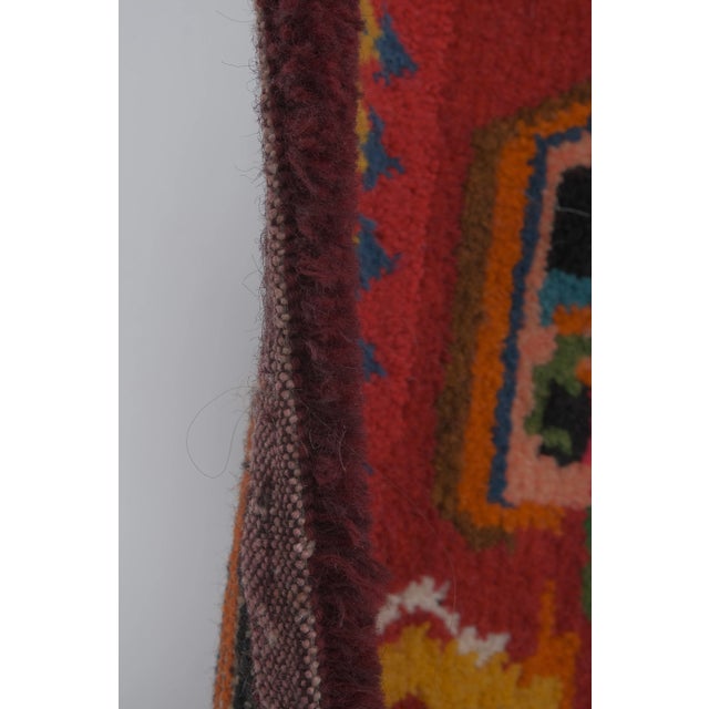 1960s Vintage Pictorial Lion Rug - Wall Tapestry 5'9'' X 7'11'' For Sale - Image 10 of 13