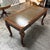 Late 20th Century Chippendale Revival Leather Top Writing Desk, Vintage For Sale - Image 5 of 12