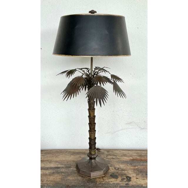 Vintage Chapman Palm Lamp For Sale - Image 9 of 12