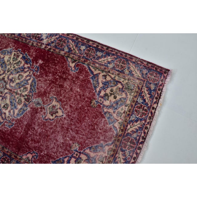 Anatolian Vintage Wool Carpet For Sale In Phoenix - Image 6 of 10