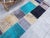 Beige & Blue Vintage Runner Rug For Sale - Image 4 of 10