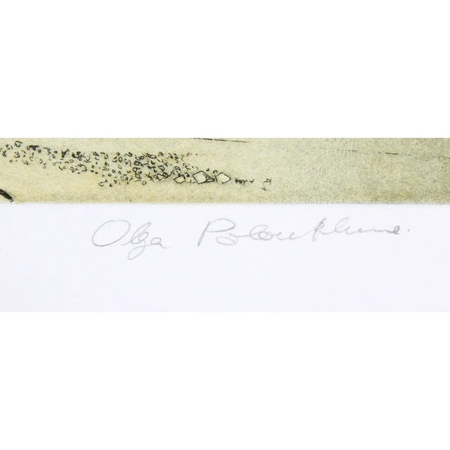 Artist: Olga Poloukhine, French Title: Low Waters West Medium: Aquatint Etching, Signed and Numbered in Pencil Edition:...