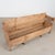 Swedish pine bench dated 1868, featuring a highly carved back and arms with wonderful country character. A carved heart at...