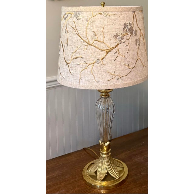 Kaeder Leuchten Brass and Crystal Lamps For Sale - Image 6 of 12