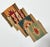 Vintage Southwestern Wool Textile Coasters, Set of 4, Handwoven Kilim Style For Sale - Image 4 of 7