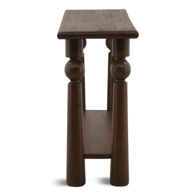 Modern Kaia Modern Espresso Console Table For Sale - Image 3 of 5