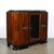 Art Deco Rosewood, Walnut & Black-Lacquer Bar Cabinet W/ Porto Marble Top For Sale - Image 13 of 16