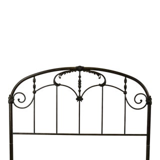 French Country Style Tubular Queen Headboard - Rails Included For Sale