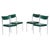 Mid-Century Chairs in Chrome and Leatherette, Central Europe, 1950s, Set of 4 For Sale - Image 13 of 13