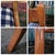 Wood Early 20th Century Duncan Phyfe Style Rose Carved Mahogany Side Chair Blue Gingham For Sale - Image 7 of 9