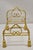 Mid 20th Century Vintage Italian Hollywood Regency Iron Tassel Frame Pet Cat Dog Bed or Doll Bed For Sale - Image 5 of 11