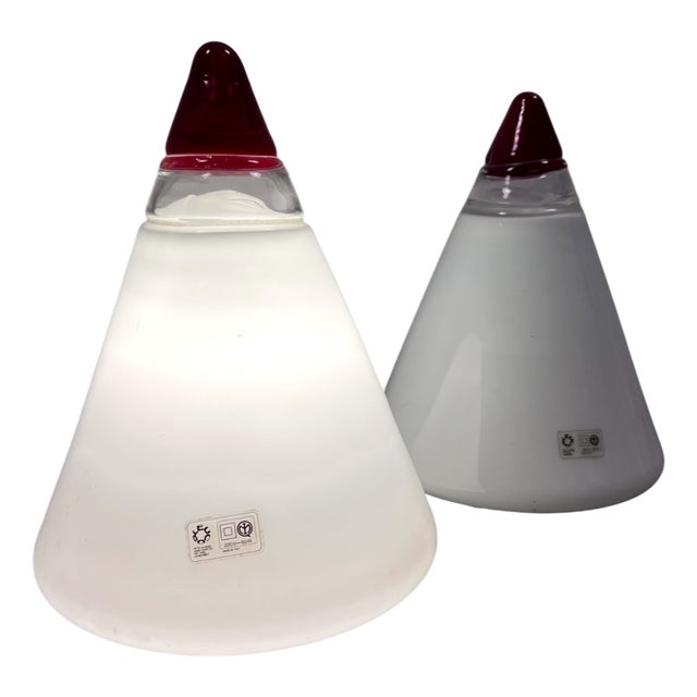 Rio Lamps by Giusto Toso for Leucos, 1970, Set of 2 For Sale