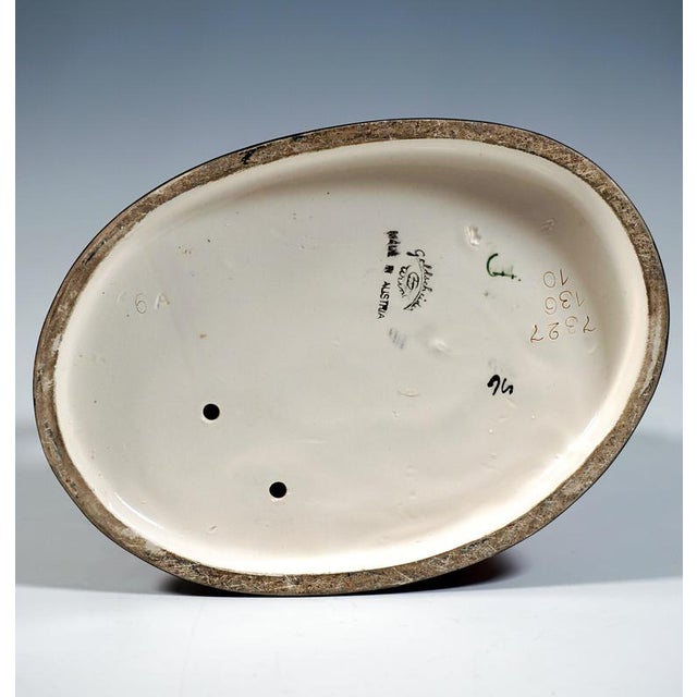 Art Deco Countess with Dog Figure by Claire Weiss for Goldscheider, Vienna, Austria, 1931 For Sale - Image 6 of 7