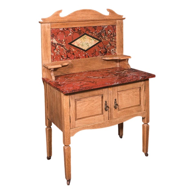 Antique Washstand, English, Pine, Dressing Table, Country House, Edwardian, 1910 For Sale