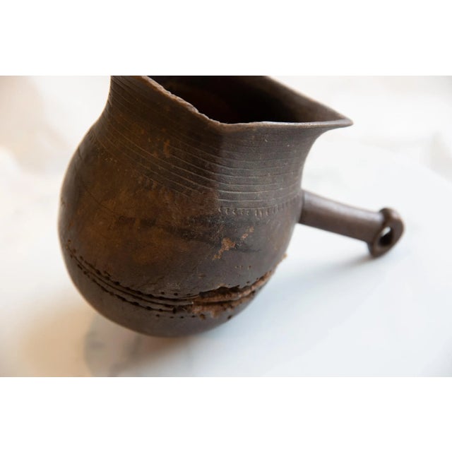 Wood Vintage African Wooden Pitcher For Sale - Image 7 of 10