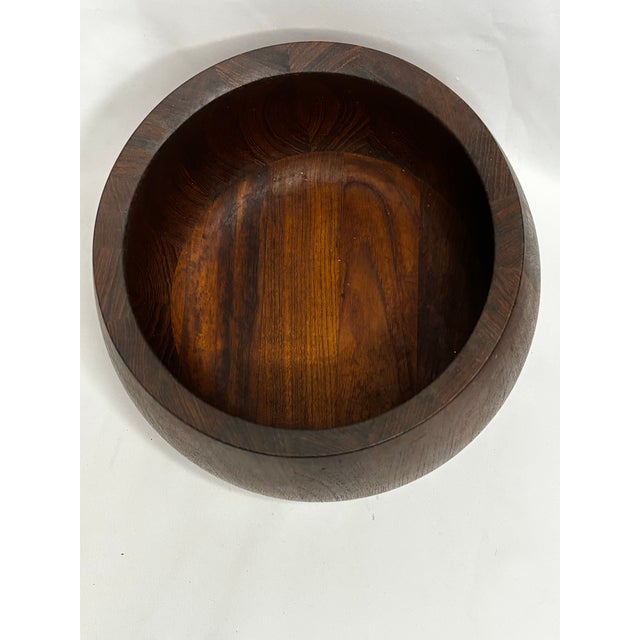 Dansk Mid 20th Century Danish Modern Jens Quistgaard for Dansk Danish Teak Salad Bowl For Sale - Image 4 of 7