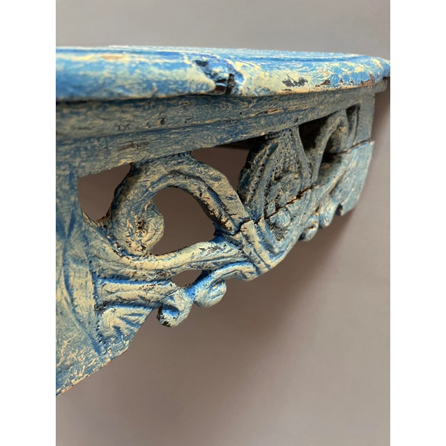 Bring a touch of antique French charm to your space with this exquisite 18th-century Régence style console table, hand-...