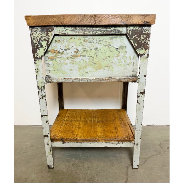 Vintage Industrial Iron Chest of Drawers, 1950s For Sale - Image 17 of 18