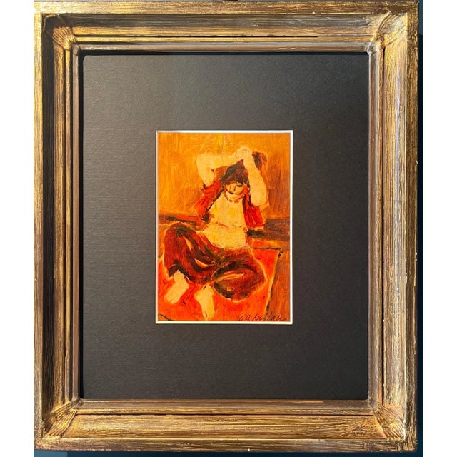 Red, odalisque,orange,yellow Giulio DA MILANO (Nizza, 1895 - Torino, 1990) Giulio Da Milano was a Giacomo Grosso's...