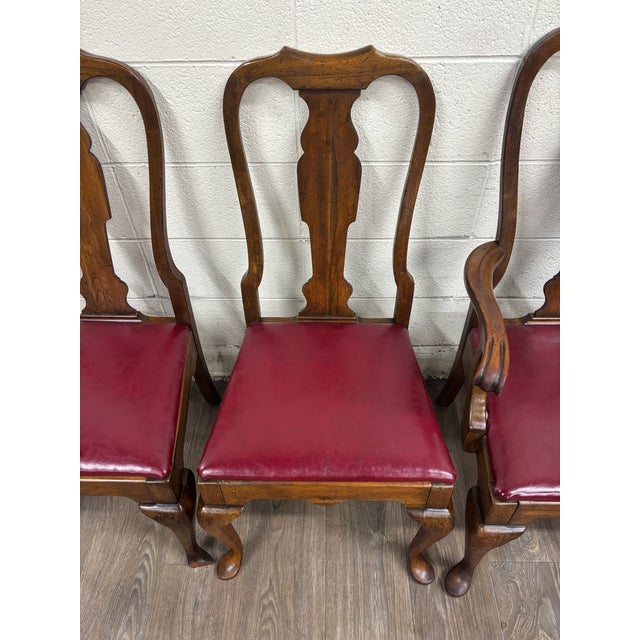 Late 20th Century Vintage Pennsylvania House Solid Cherry Dining Chairs - Set of 6 For Sale - Image 5 of 13