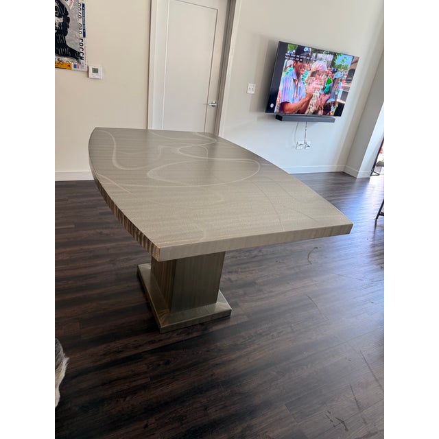 Metall Furniture Dining Table with Amisco Chairs – Dining Set For Sale - Image 9 of 11