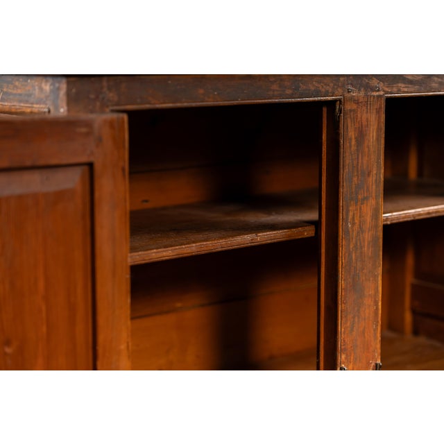 Mid-19th Century Painted Pine Cupboard For Sale - Image 13 of 17