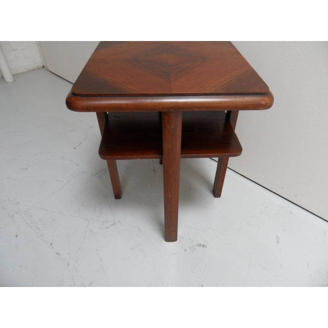 Art Deco Walnut Coffee Table, 1890s For Sale - Image 3 of 10