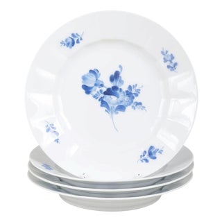Vintage Porcelain Dinner Plates from Royal Copenhagen, 1990s, Set of 4 For Sale