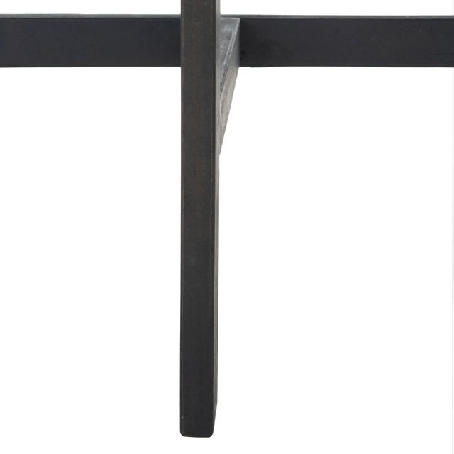 Outdoor Balcony Table in Dark Slate Grey For Sale - Image 9 of 11