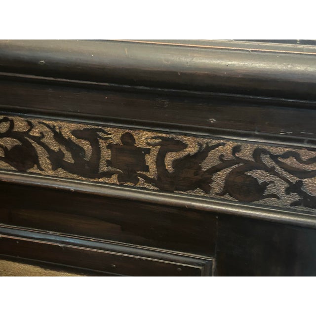 Late 19th Century 19th Century Italian Walnut Entryway Bench For Sale - Image 5 of 8