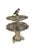 Traditional 1960s Herend Rothschild Bird 2-Tier Openwork Porcelain Cake Stand Figural Bird Finial Model 7442 For Sale - Image 3 of 4