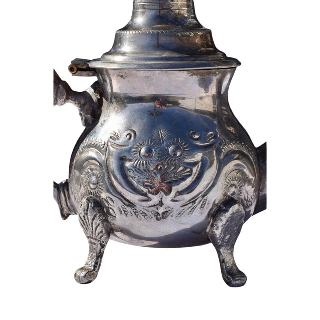 Mid 20th Century Mid 20th Century Moroccan Silver Teapot For Sale - Image 5 of 7